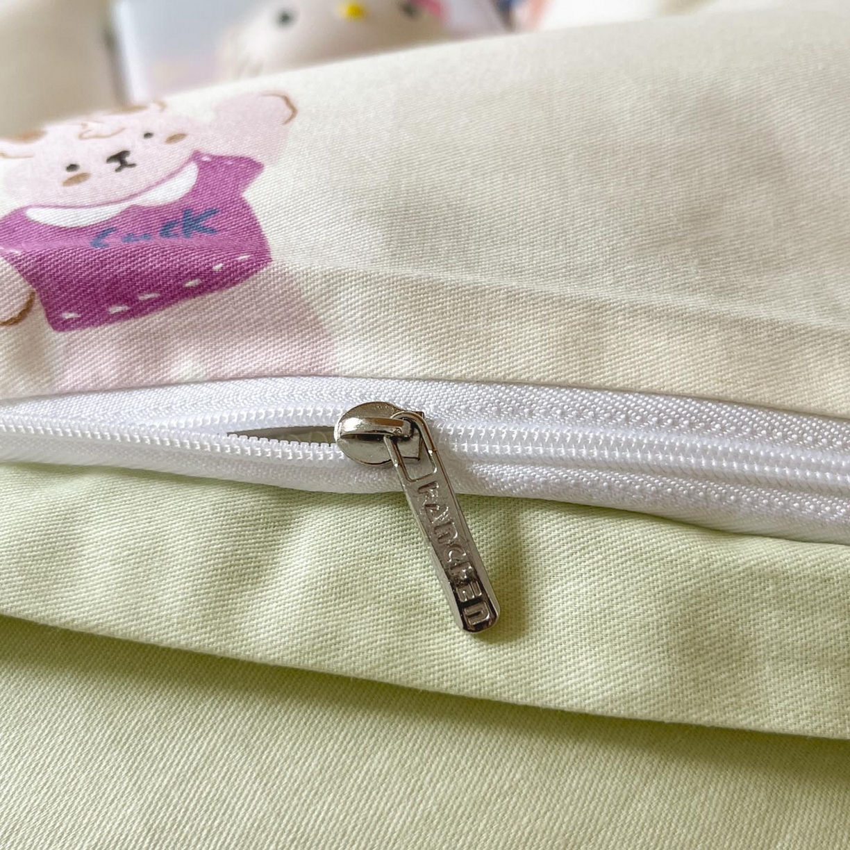 91家纺网 家纺一手货源 找家纺 涵宸家纺 2025新款学生图-全棉印花-ins印花三件套四件套 森岛精灵