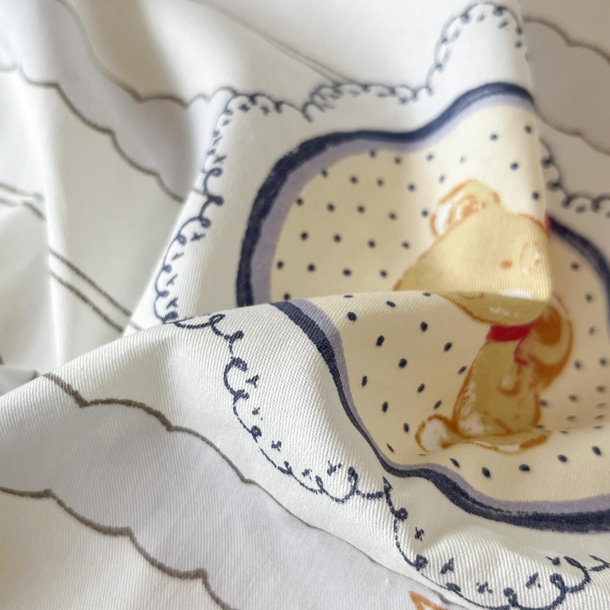 91家纺网 家纺一手货源 找家纺 涵宸家纺 2025新款学生图-全棉印花-ins印花三件套四件套 图蓝朵朵