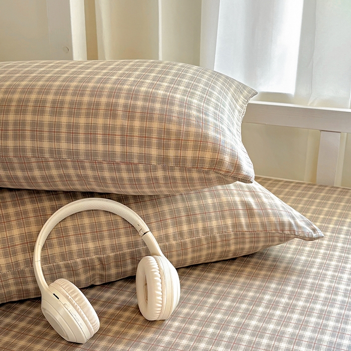 91家纺网 家纺一手货源 找家纺 百寐2025年全棉双层纱枕套 卡米尔