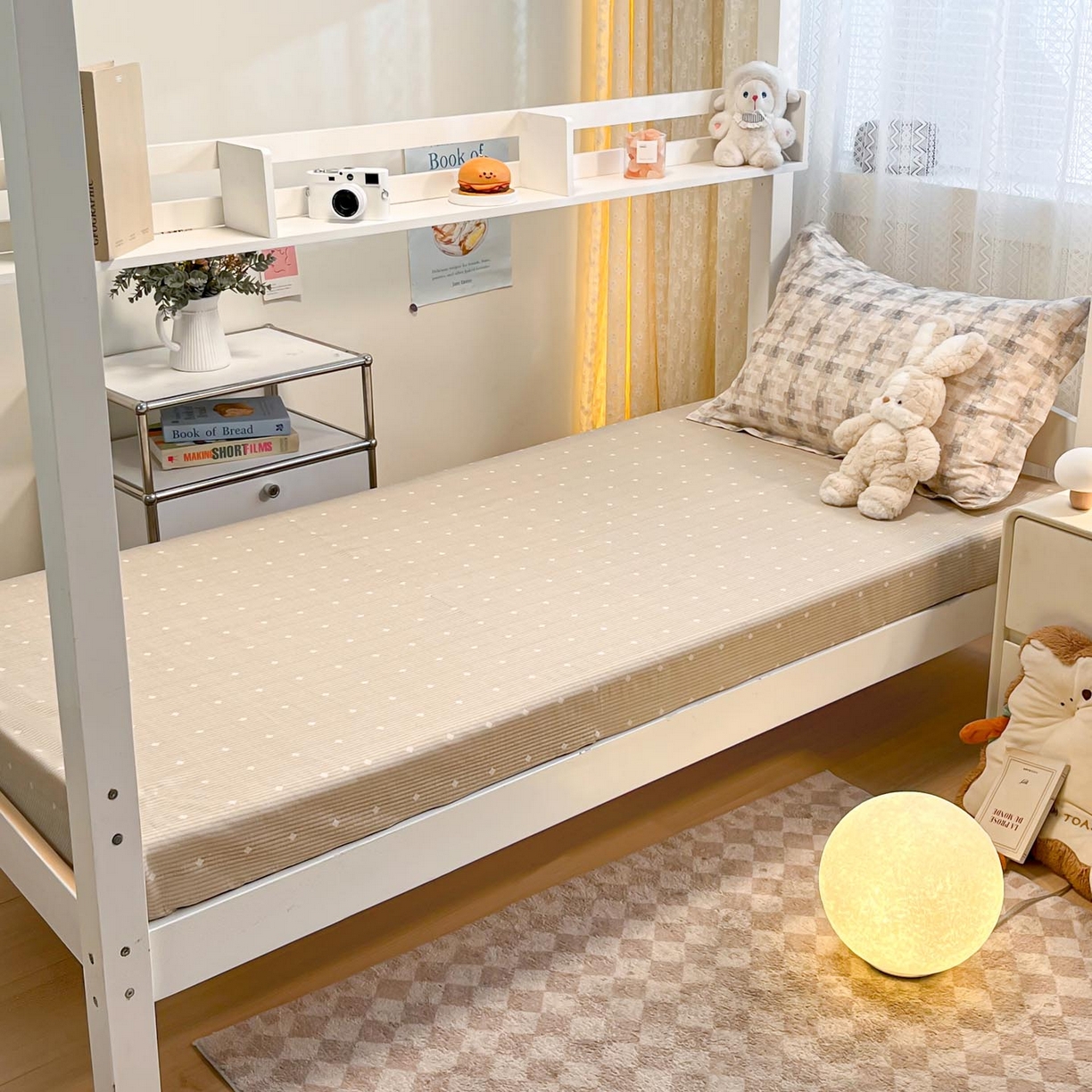 91家纺网 家纺一手货源 找家纺 涵宸家纺 2025新款学生图-全棉印花-甜系三件套四件套 D艾瑞