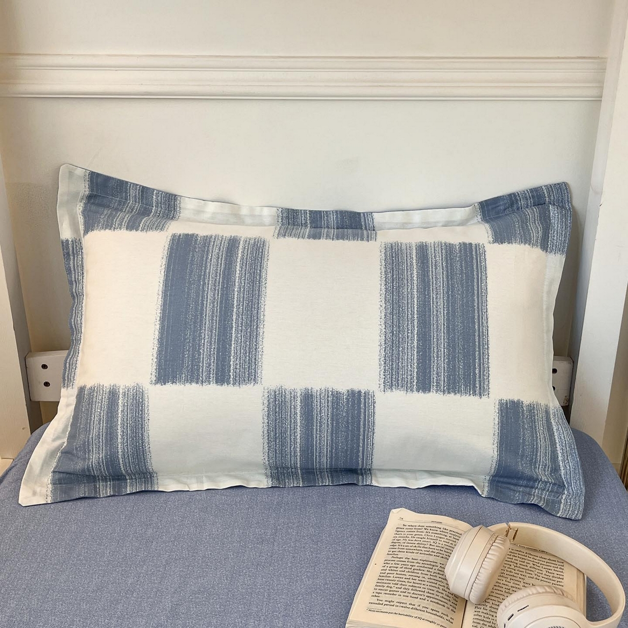 91家纺网 家纺一手货源 找家纺 涵宸家纺 2025新款学生图-全棉印花-甜系三件套四件套 D简西