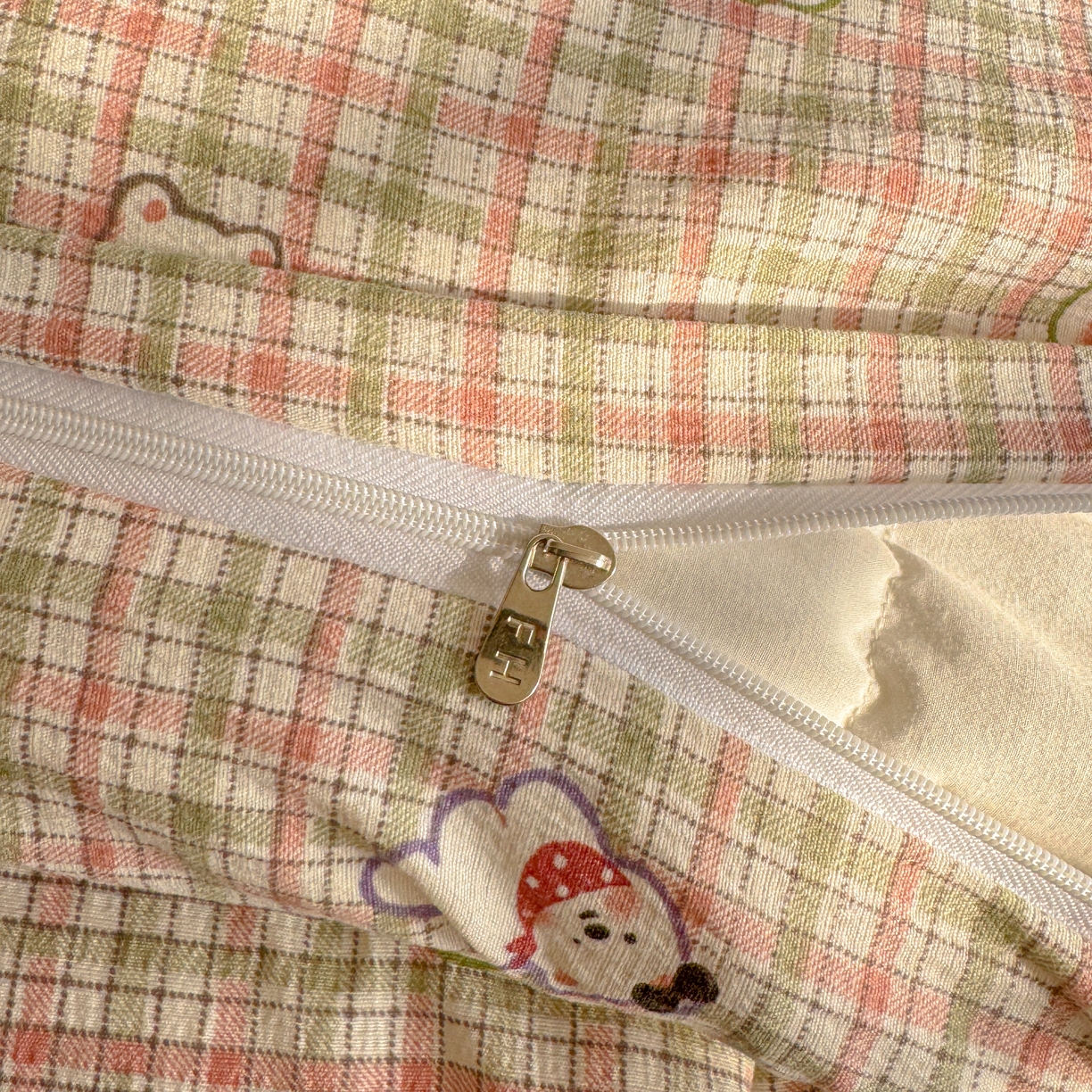 91家纺网 家纺一手货源 找家纺 繁花2025新款学生季第二波木棉水洗棉四件套三件套跑量款 彩格蒙宠