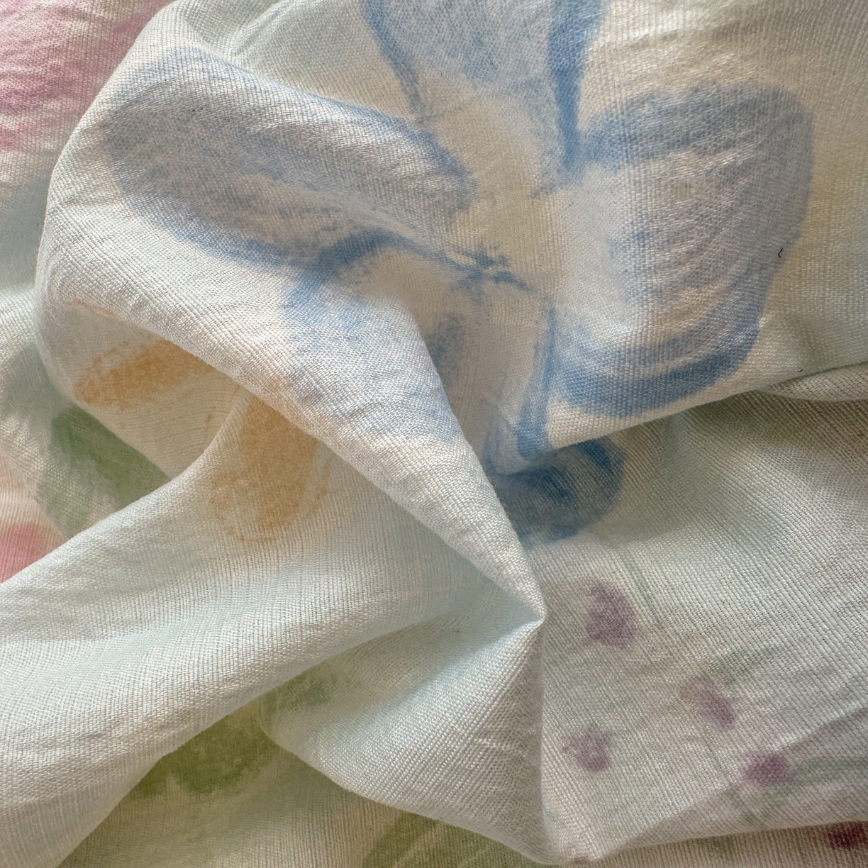 91家纺网 家纺一手货源 找家纺 繁花2025新款学生季第二波木棉水洗棉四件套三件套跑量款 花间醉意