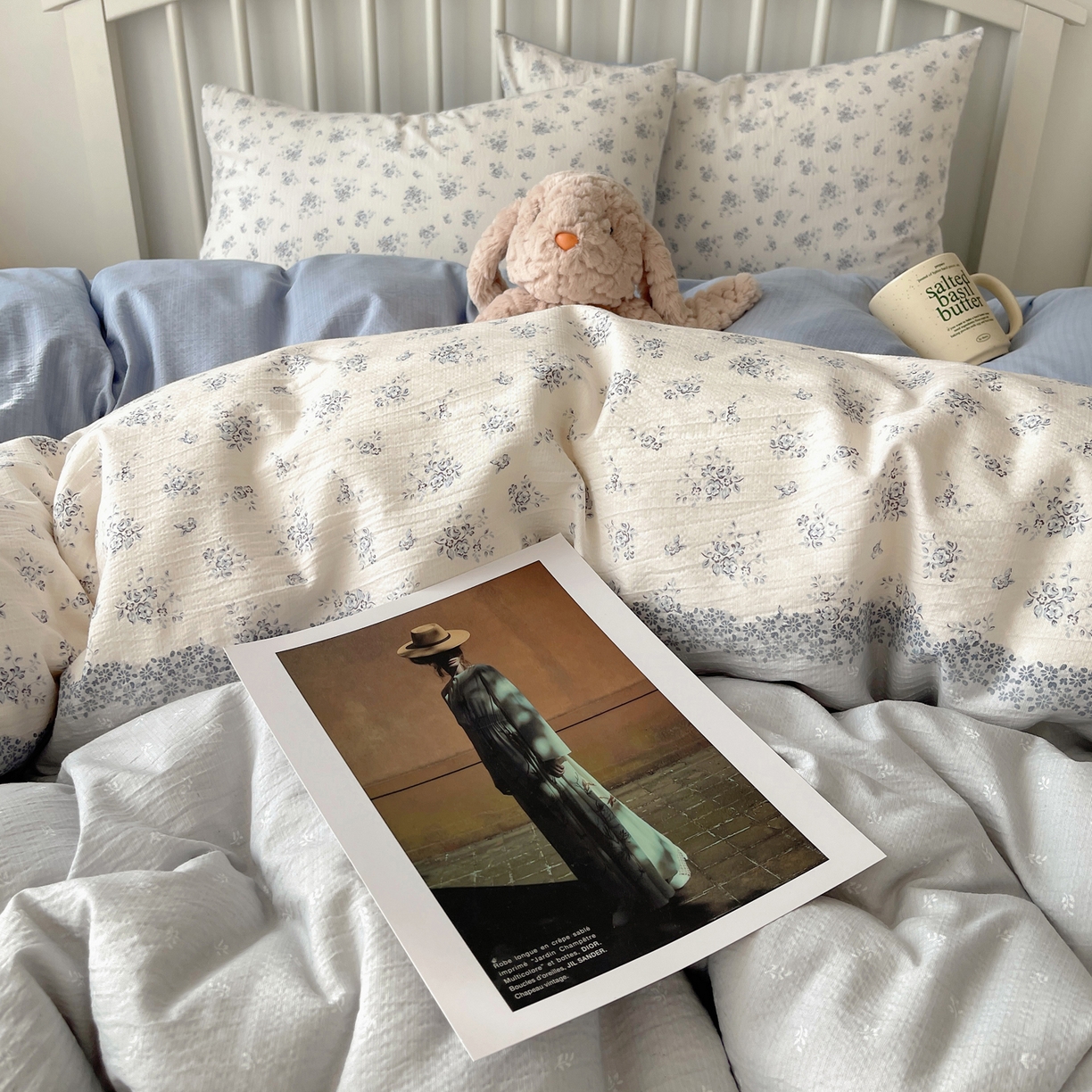 91家纺网 家纺一手货源 找家纺 繁花2025新款学生季第二波木棉水洗棉四件套三件套跑量款 花屿庄园