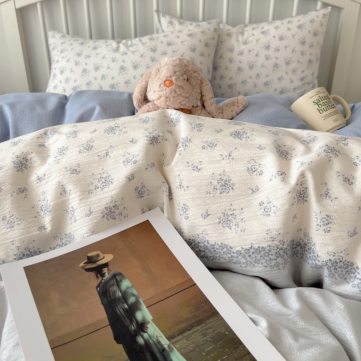 91家纺网 家纺一手货源 找家纺 繁花2025新款学生季第二波木棉水洗棉四件套三件套跑量款 花屿庄园