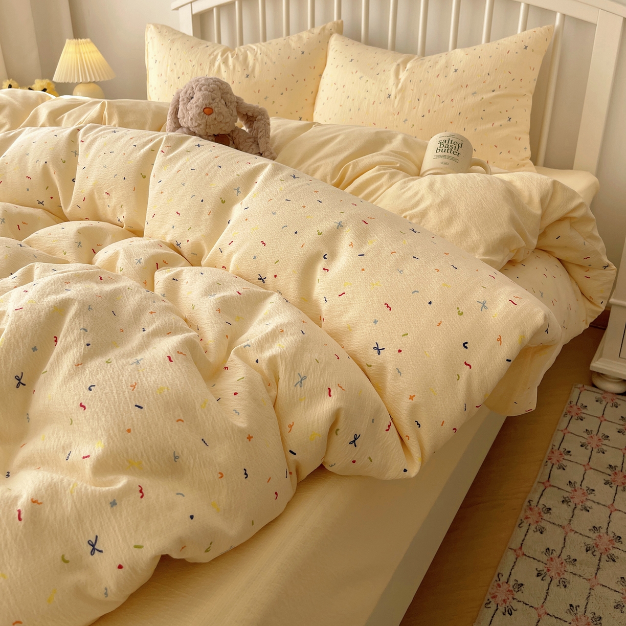 繁花2025新款学生季第二波木棉水洗棉四件套三件套跑量款 星点舞曲