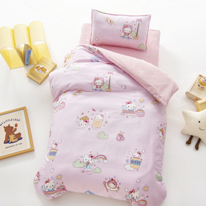 91家纺网 家纺一手货源 找家纺 （总）鱼宝2025新款全棉幼儿园套件--萌趣系列