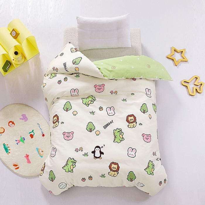 91家纺网 家纺一手货源 找家纺 （总）鱼宝2025新款全棉幼儿园套件--萌趣系列