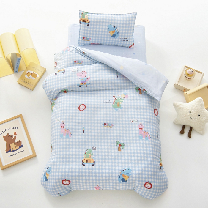 91家纺网 家纺一手货源 找家纺 （总）鱼宝2025新款全棉幼儿园套件--萌趣系列