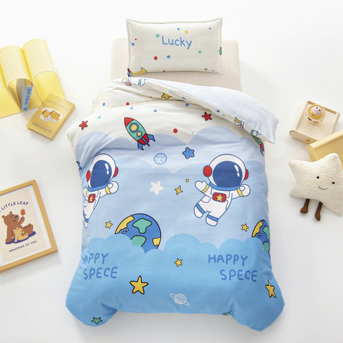 91家纺网 家纺一手货源 找家纺 （总）鱼宝2025新款全棉幼儿园套件--萌趣系列