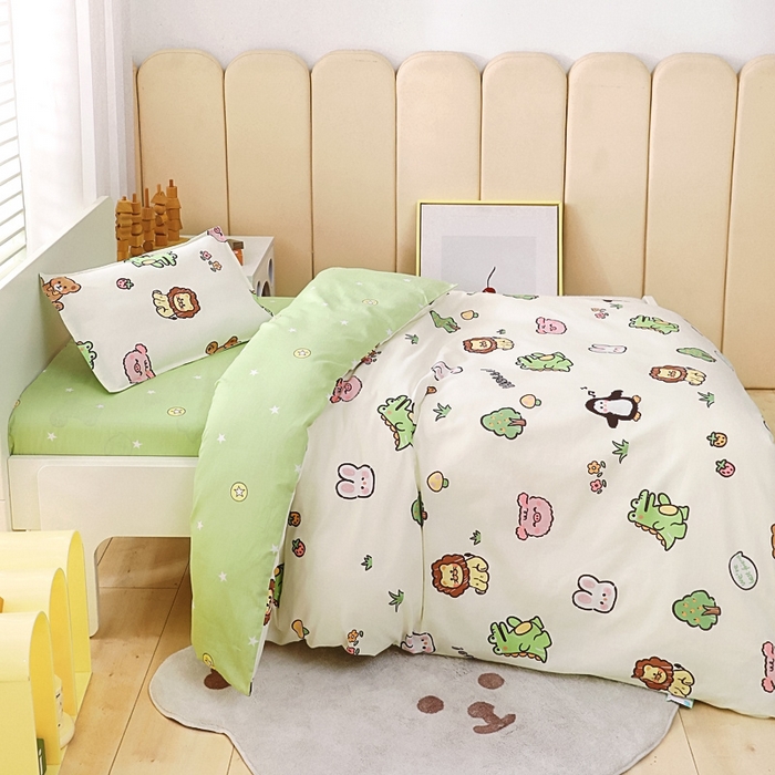 91家纺网 家纺一手货源 找家纺 （总）鱼宝2025新款全棉幼儿园套件--萌趣系列