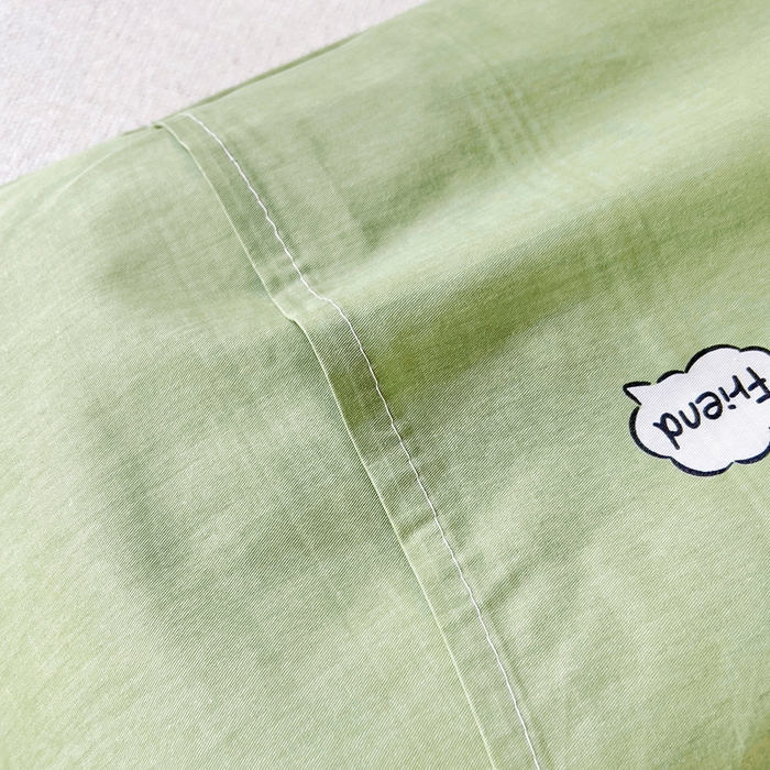 91家纺网 家纺一手货源 找家纺 鱼宝2026新款全棉幼儿园套件--萌趣系列 功夫熊猫