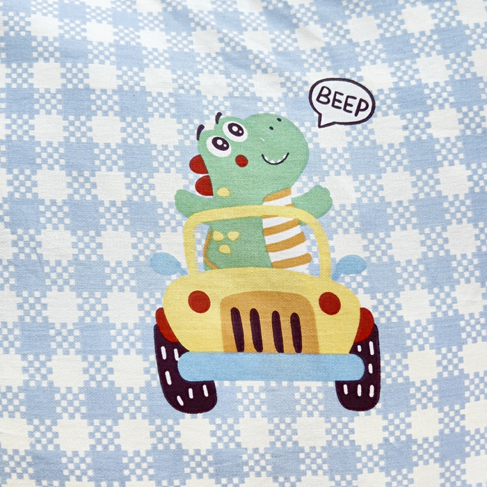 91家纺网 家纺一手货源 找家纺 鱼宝2026新款全棉幼儿园套件--萌趣系列 恐龙家族