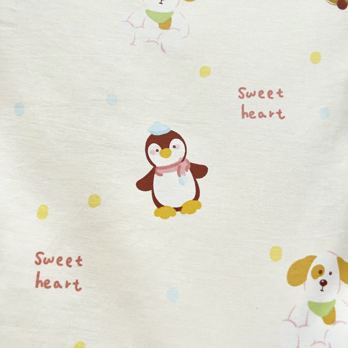 91家纺网 家纺一手货源 找家纺 鱼宝2026新款全棉幼儿园套件--萌趣系列 企鹅宝宝