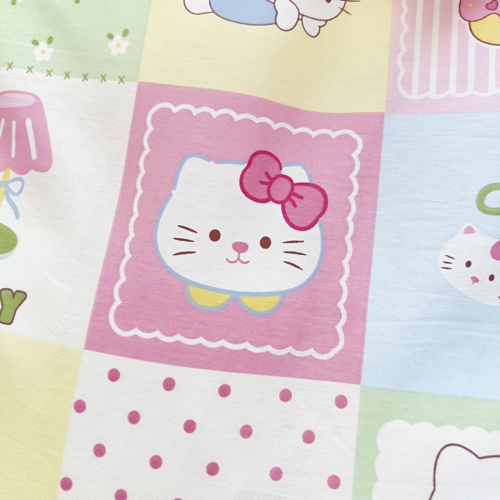 91家纺网 家纺一手货源 找家纺 鱼宝2026新款全棉幼儿园套件--萌趣系列 甜心猫咪