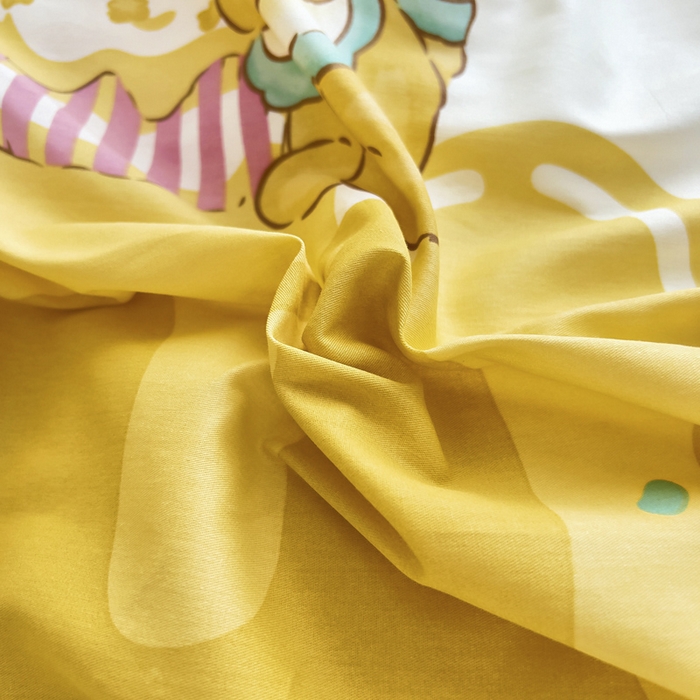 91家纺网 家纺一手货源 找家纺 鱼宝2026新款全棉幼儿园套件--萌趣系列 雪芙奶糕