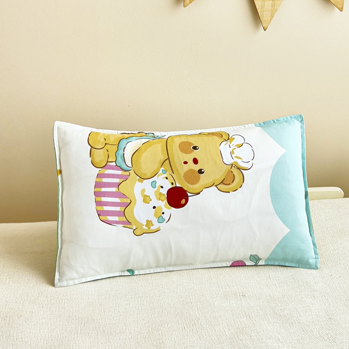 91家纺网 家纺一手货源 找家纺 鱼宝2026新款全棉幼儿园套件--萌趣系列 雪芙奶糕