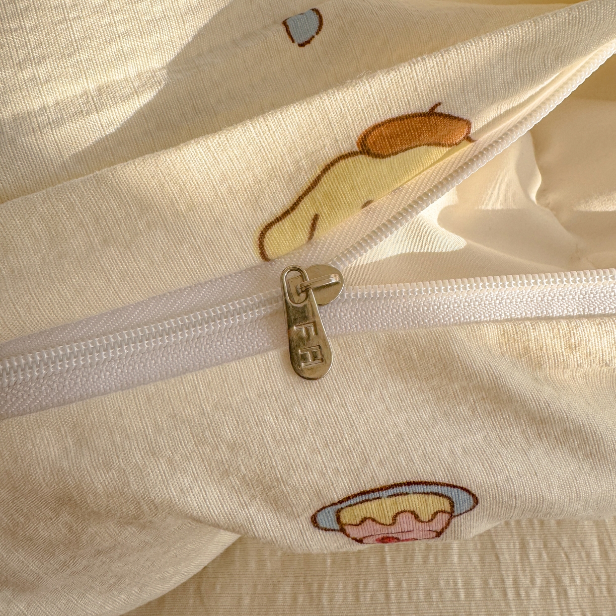 91家纺网 家纺一手货源 找家纺 繁花2025新款学生季第二波木棉水洗棉四件套三件套跑量款 元气布丁