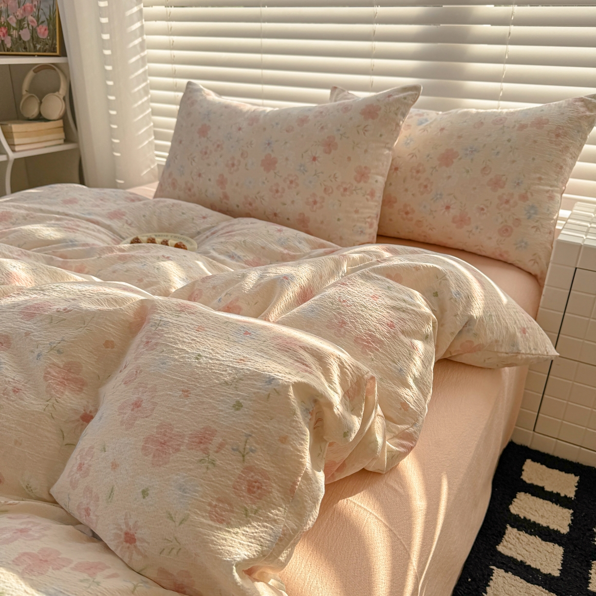 繁花2025新款学生季第二波木棉水洗棉四件套三件套跑量款 茱丽叶