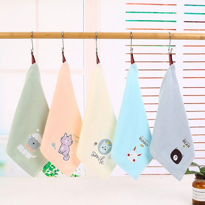 91家纺网 家纺一手货源 找家纺 （总）娇兰毛巾 2025新款7A抗菌童趣方巾童巾