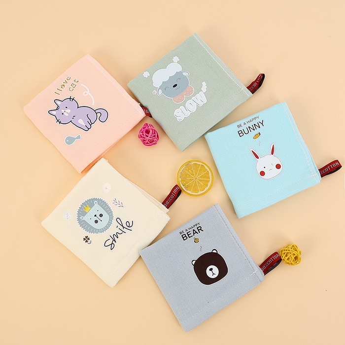 娇兰毛巾 2025新款7A抗菌童趣方巾童巾 乳白-方巾 25*25cm/条