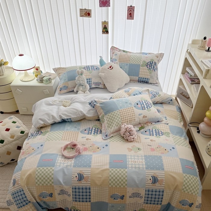 91家纺网 家纺一手货源 找家纺 （总）于果 2024新款全棉13370四件套（9）