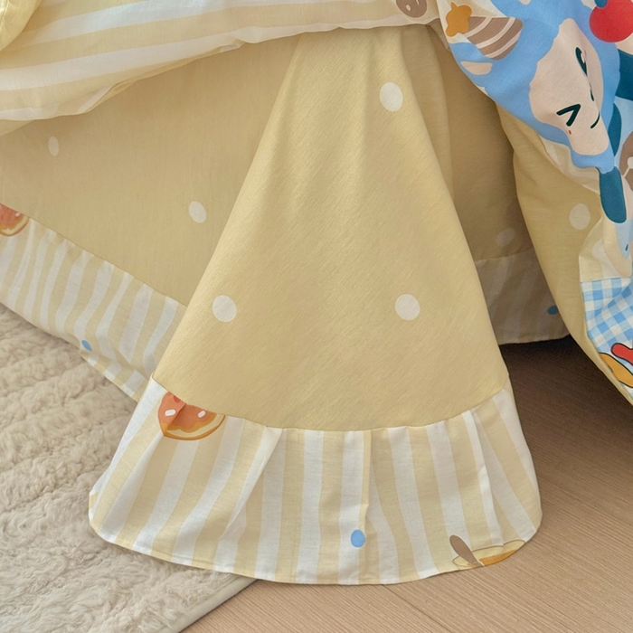 91家纺网 家纺一手货源 找家纺 于果 2024新款全棉13370四件套（9） 潮流玩伴