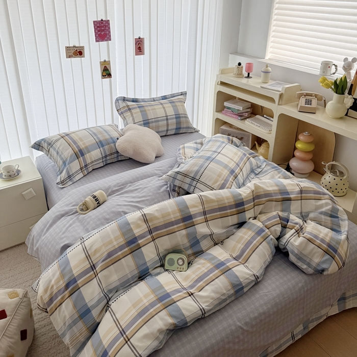 91家纺网 家纺一手货源 找家纺 于果 2024新款全棉13370四件套（9）琥珀时光