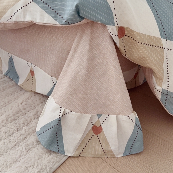 91家纺网 家纺一手货源 找家纺 于果 2024新款全棉13370四件套（9）极光