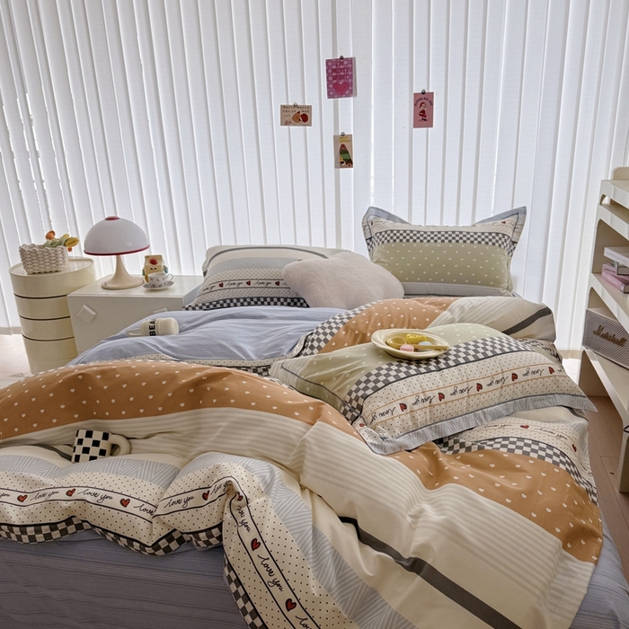 91家纺网 家纺一手货源 找家纺 于果 2024新款全棉13370四件套（9）梦彩