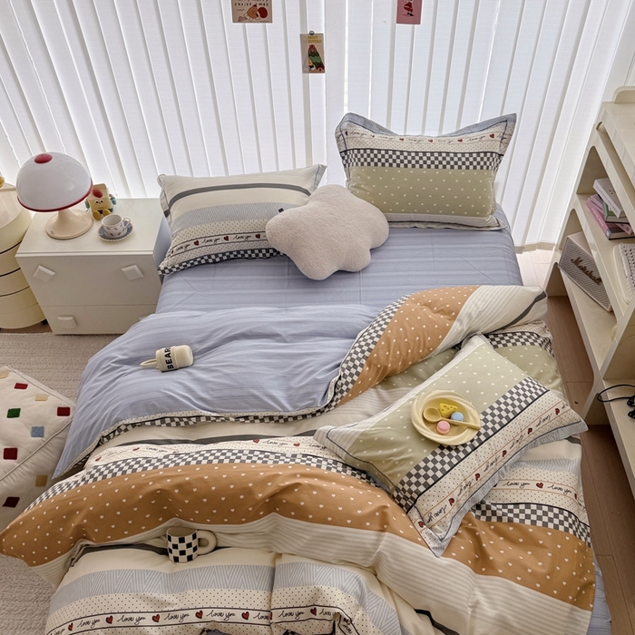 91家纺网 家纺一手货源 找家纺 于果 2024新款全棉13370四件套（9）梦彩