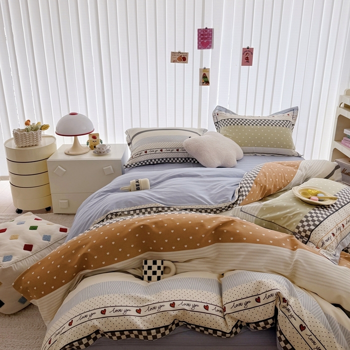 91家纺网 家纺一手货源 找家纺 于果 2024新款全棉13370四件套（9）梦彩