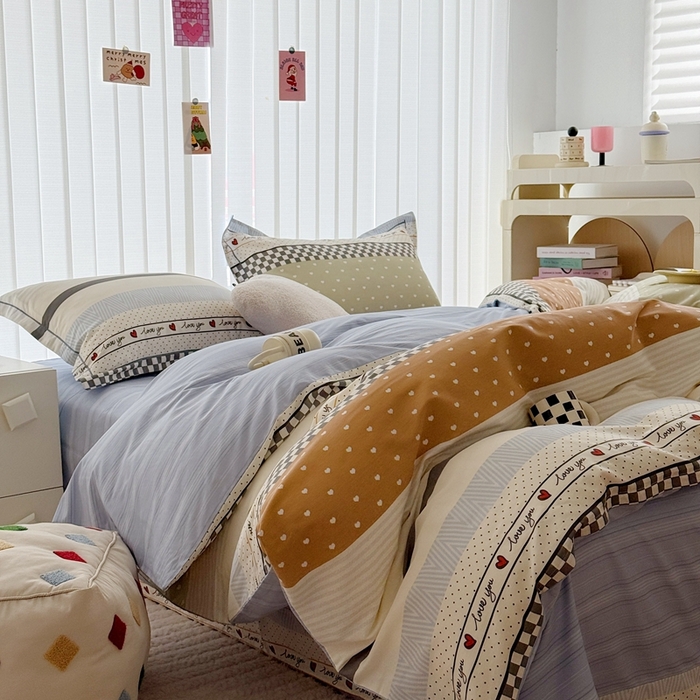 91家纺网 家纺一手货源 找家纺 于果 2024新款全棉13370四件套（9）梦彩