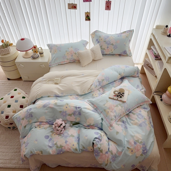 91家纺网 家纺一手货源 找家纺 于果 2024新款全棉13370四件套（9）瑞雅