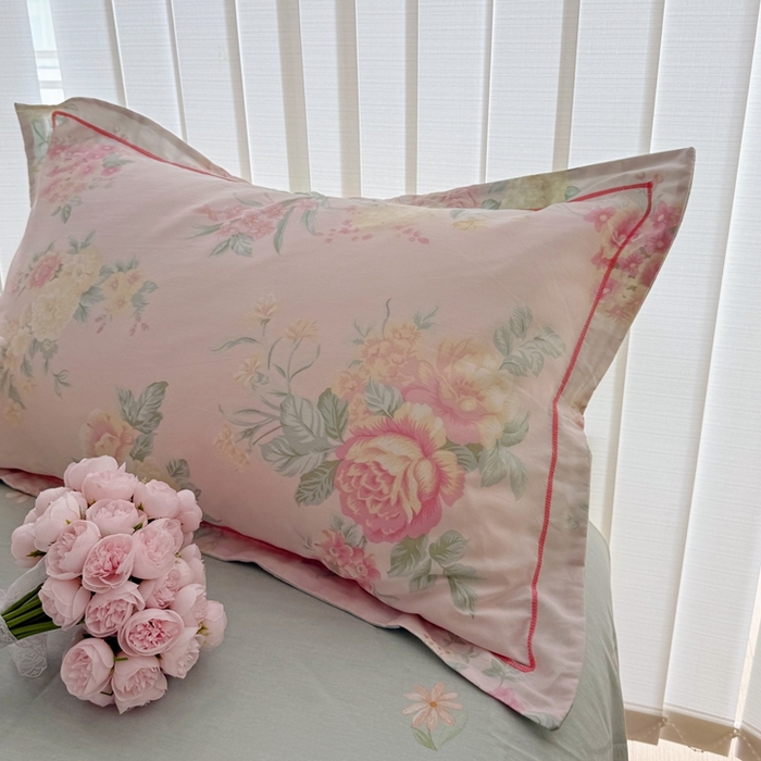 91家纺网 家纺一手货源 找家纺 于果 2024新款全棉13370四件套（9）若影花梦