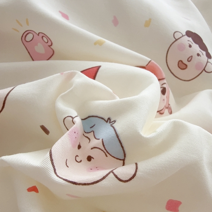 91家纺网 家纺一手货源 找家纺 于果 2024新款全棉13370四件套（9）糖果幼儿园