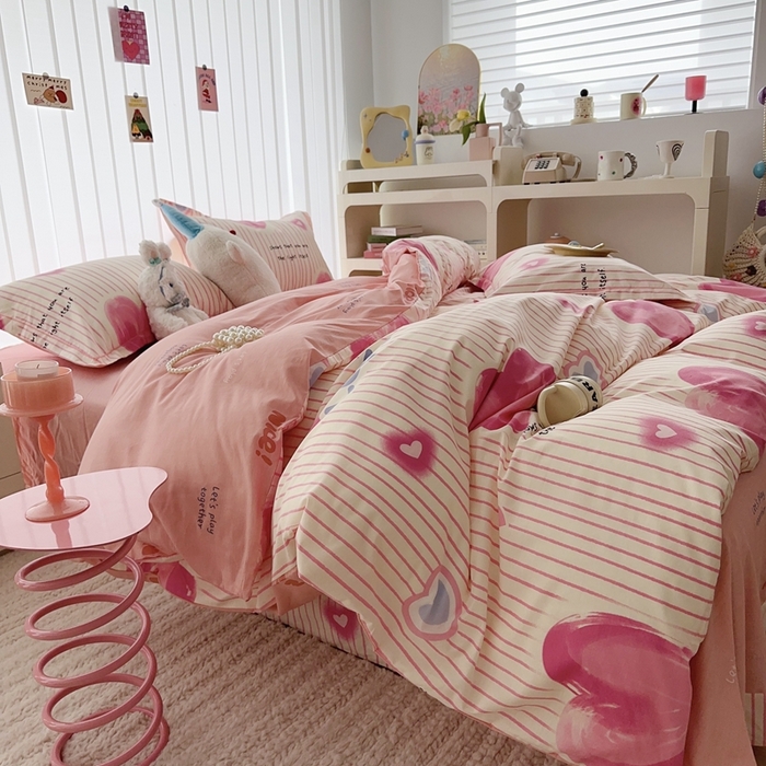 91家纺网 家纺一手货源 找家纺 于果 2024新款全棉13370四件套（9） 完美情调