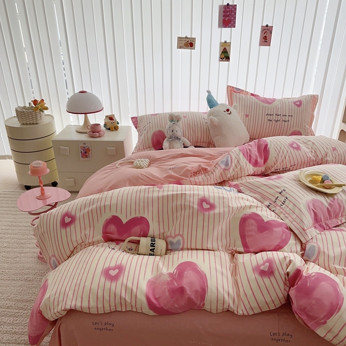 91家纺网 家纺一手货源 找家纺 于果 2024新款全棉13370四件套（9） 完美情调