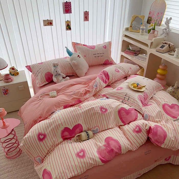 91家纺网 家纺一手货源 找家纺 于果 2024新款全棉13370四件套（9） 完美情调