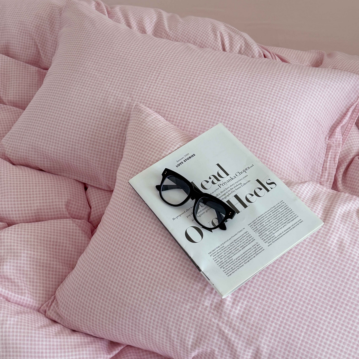 91家纺网 家纺一手货源 找家纺 （总）窝米 2025新品全棉纯棉双层纱简约条格四件套系列第二组