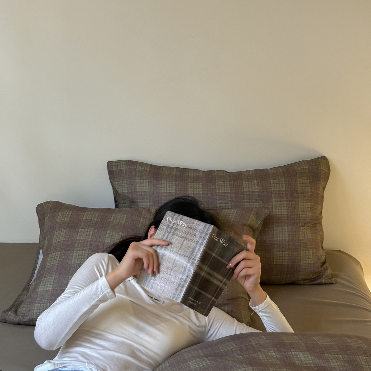 91家纺网 家纺一手货源 找家纺 窝米 2025新品全棉纯棉双层纱简约条格四件套系列第一组 致在-绿