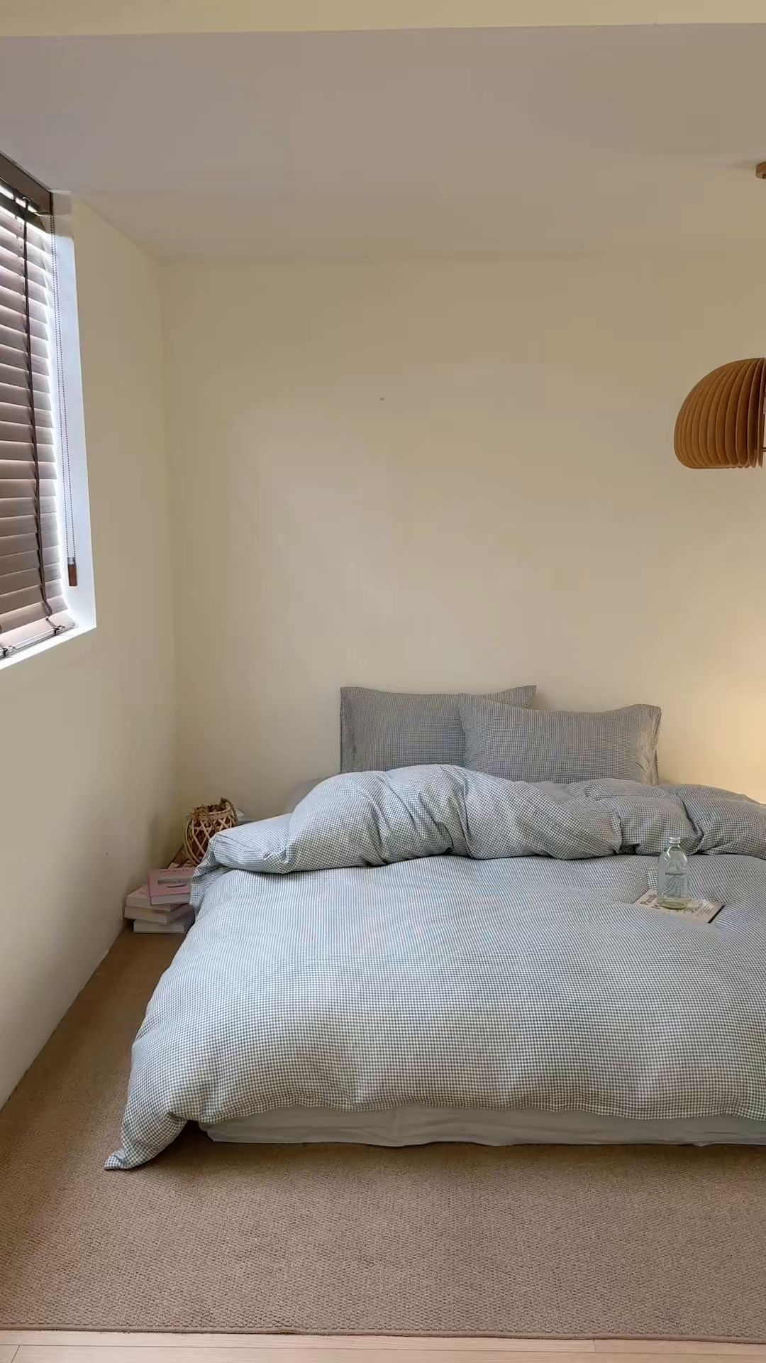 91家纺网 家纺一手货源 找家纺 窝米 2025新品全棉纯棉双层纱简约条格四件套系列第一组 品小格-黑