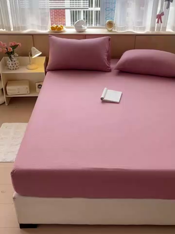 91家纺网 家纺一手货源 找家纺 （总）彩韵家纺 2025新款超柔云感双层纱床笠