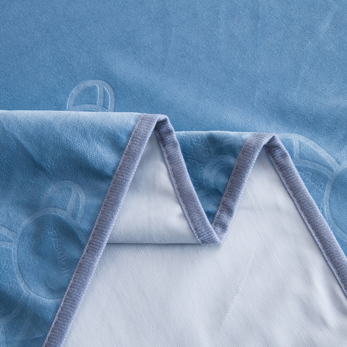 91家纺网 家纺一手货源 找家纺 茗婷家纺 2025新款供跨境外贸亚马逊保暖水晶绒防水床单单床单床单单件隔尿垫护理垫 湖蓝色