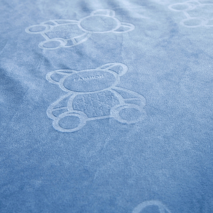 91家纺网 家纺一手货源 找家纺 茗婷家纺 2025新款供跨境外贸亚马逊保暖水晶绒防水床单单床单床单单件隔尿垫护理垫 湖蓝色