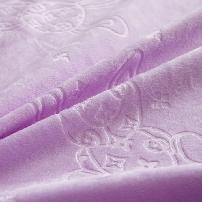 91家纺网 家纺一手货源 找家纺 茗婷家纺 2025新款供跨境外贸亚马逊保暖水晶绒防水床单单床单床单单件隔尿垫护理垫 丁香紫