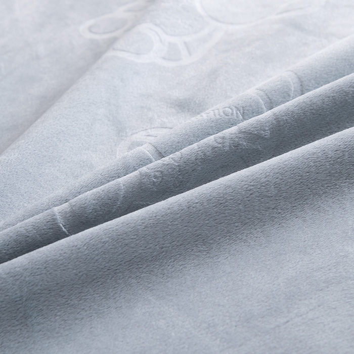 91家纺网 家纺一手货源 找家纺 茗婷家纺 2025新款供跨境外贸亚马逊保暖水晶绒防水床单单床单床单单件隔尿垫护理垫 浅灰