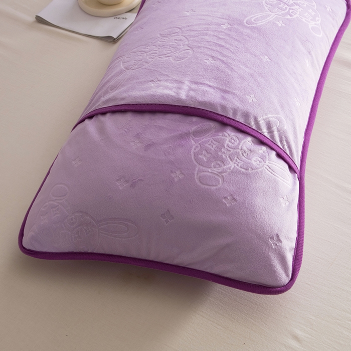 91家纺网 家纺一手货源 找家纺 茗婷家纺 2025新款供跨境外贸亚马逊保暖水晶绒防水床单单床单床单单件隔尿垫护理垫 丁香紫