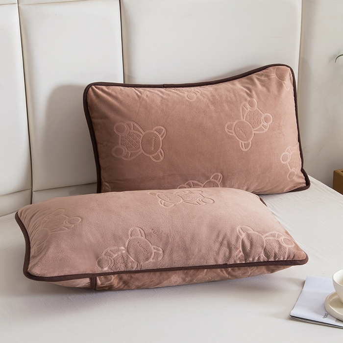 91家纺网 家纺一手货源 找家纺 茗婷家纺 2025新款供跨境外贸亚马逊保暖水晶绒防水床单单床单床单单件隔尿垫护理垫 深咖色