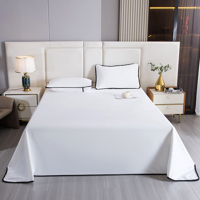 91家纺网 家纺一手货源 找家纺 茗婷家纺 2025新款供跨境外贸亚马逊保暖水晶绒防水床单单床单床单单件隔尿垫护理垫 典雅白